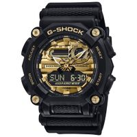 Reloj Casio G-Shock GA900AG-1A Digital Analógico Resina Negro Dorado
