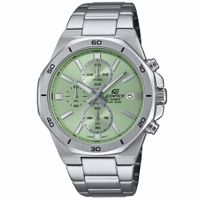 Reloj Casio Edifice EFV-640D-3AV Fecha Cronómetro Acero Inoxidable Dial Verde
