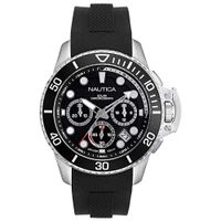 Reloj Nautica Bayside NAPBSC904 Solar Fecha Cronómetro Negro