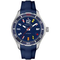 Reloj Nautica NST 1 NAPNSI802 Fecha Correa de Silicona Azul