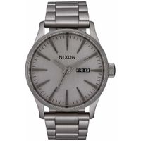Reloj Nixon Sentry A3562785 Fecha Acero Inoxidable Gris Gunmetal
