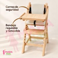 Silla de Comer Evolutiva Montessori de Madera