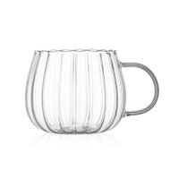 4 Tazas princesa 350 ml Vidrio Resistente al Calor