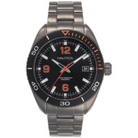 Reloj Nautica Key Biscayne NAPKBN006 Fecha Acero Inoxidable Gunmetal