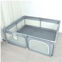 CORRAL PLEGABLE DE TELA - 150X180X65CM - PLOMO