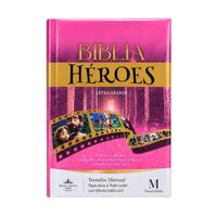 Biblia Héroes Tapa Dura Rosada – REINA VALERA 1960