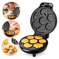Máquina para Hot Cakes y Waffles RAF R.2218 Antiadherente - 1000W