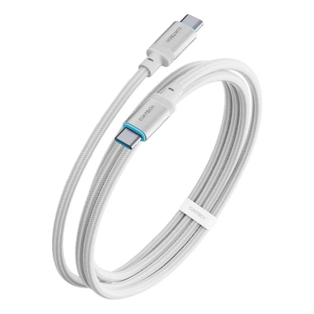 Cable Tipo C 240w Cuktech Usb C 6a 1.5m Carga Rápida