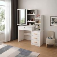 Tocador con espejo Oner Blanco - Masiva Home