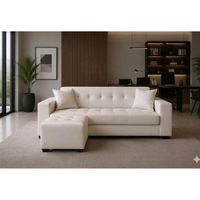 Juego de Sala Illari Ivory Puff de Regalo