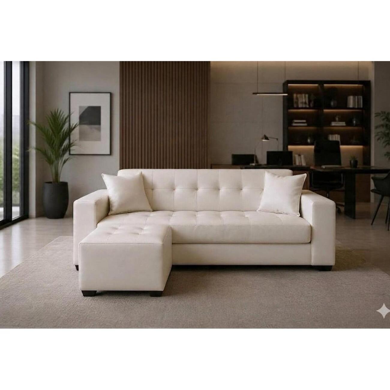 Juego de Sala Illari Ivory Puff de Regalo