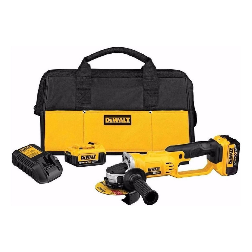 Esmeril Amoladora  4.5""  5"" 20V Max Dewalt DCG412M2 2 x  4.0 Ah