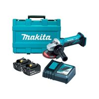 Amoladora Esmeril Makita DGA452RFE 18V  5"" Kit 2x3.0Ah