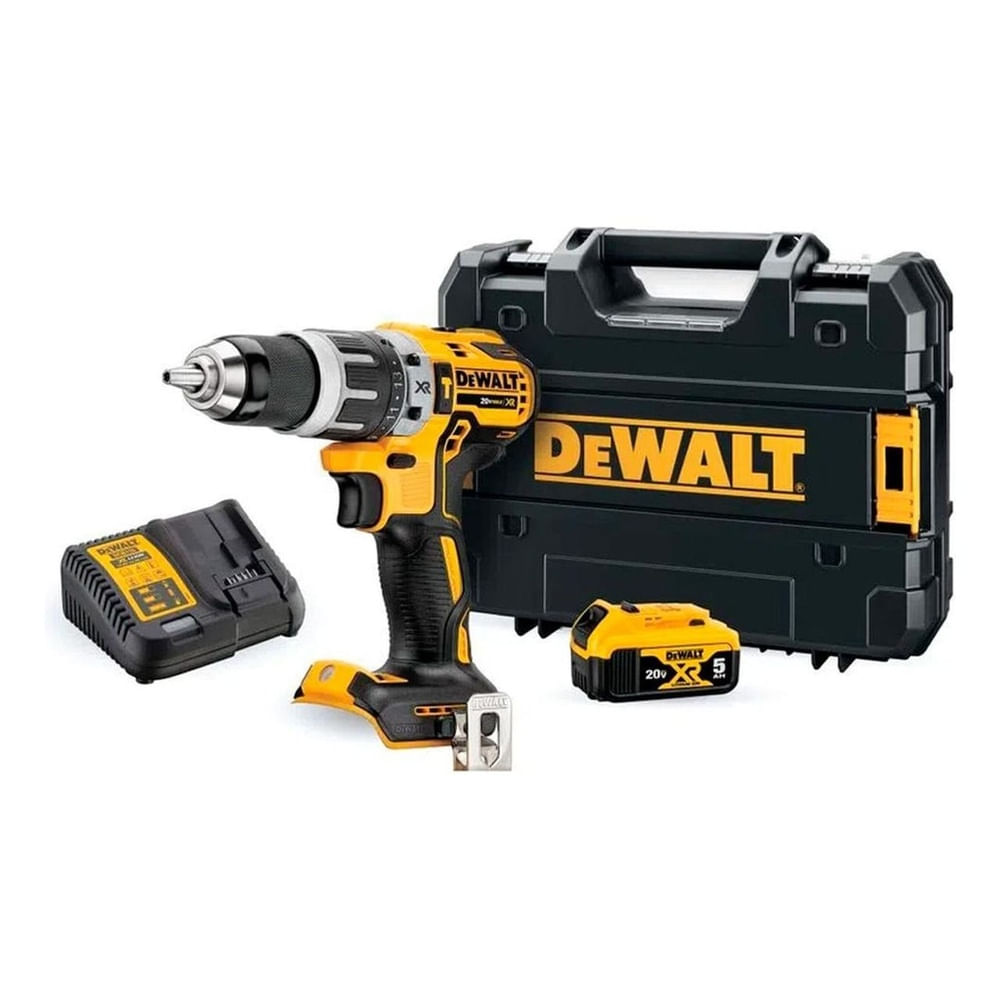 Taladro Percutor DCD796P1 20V XR 70 NM Dewalt + Batería 5 Ah