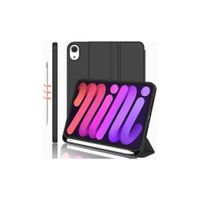 Funda Smart Cover con Porta Lápiz para Tablet IPAD MINI 7 de 8.3? Negro