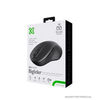Mouse Inalámbrico Klip Xtreme KMW-550 USB-A USB-C 2400 DPI Negro