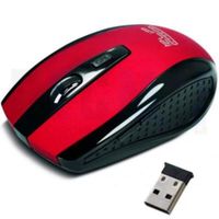 Mouse Inalámbrico Klip Xtreme KMW-340RD 1600 DPI Rojo