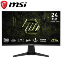 Monitor 24 msi mag 245c x24 fhd 240hz 1ms curvo
