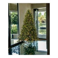 Árbol de Navidad Verde de 2.10m con Luces y 1424 Ramos LED AM210