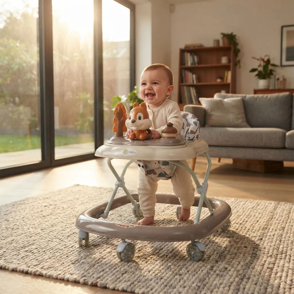 Andador para bebe Musical Ardilla Beige