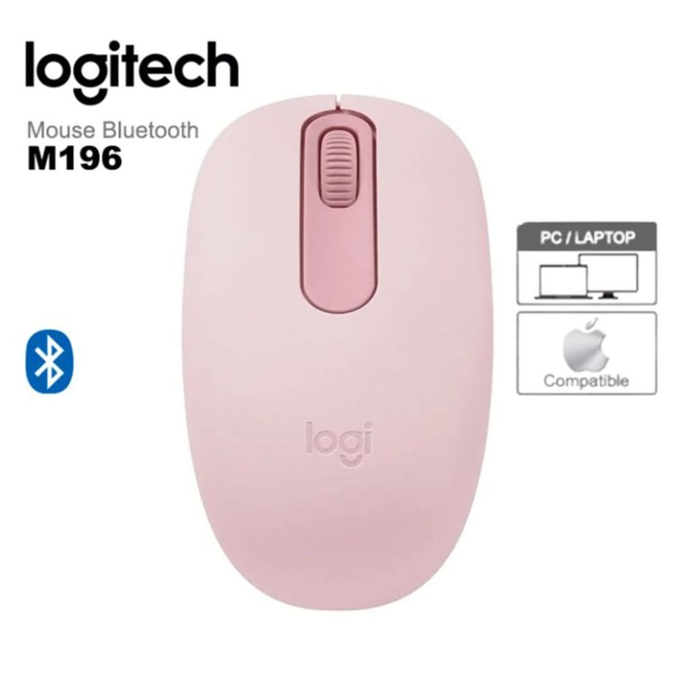 MOUSE LOGITECH M196 BLUETOOTH ROSA