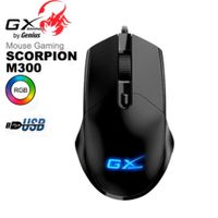 MOUSE GENIUS GX SCORPION M300 2400 DPI 4-BOT RGB NEGRO