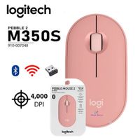 MOUSE LOGITECH PEBBLE 2 M350S BLUETOOTH/WIRELESS ROSE (910-007048)