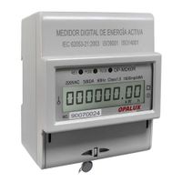 Medidor de energia monofasico digital Opalux OP-MD60R