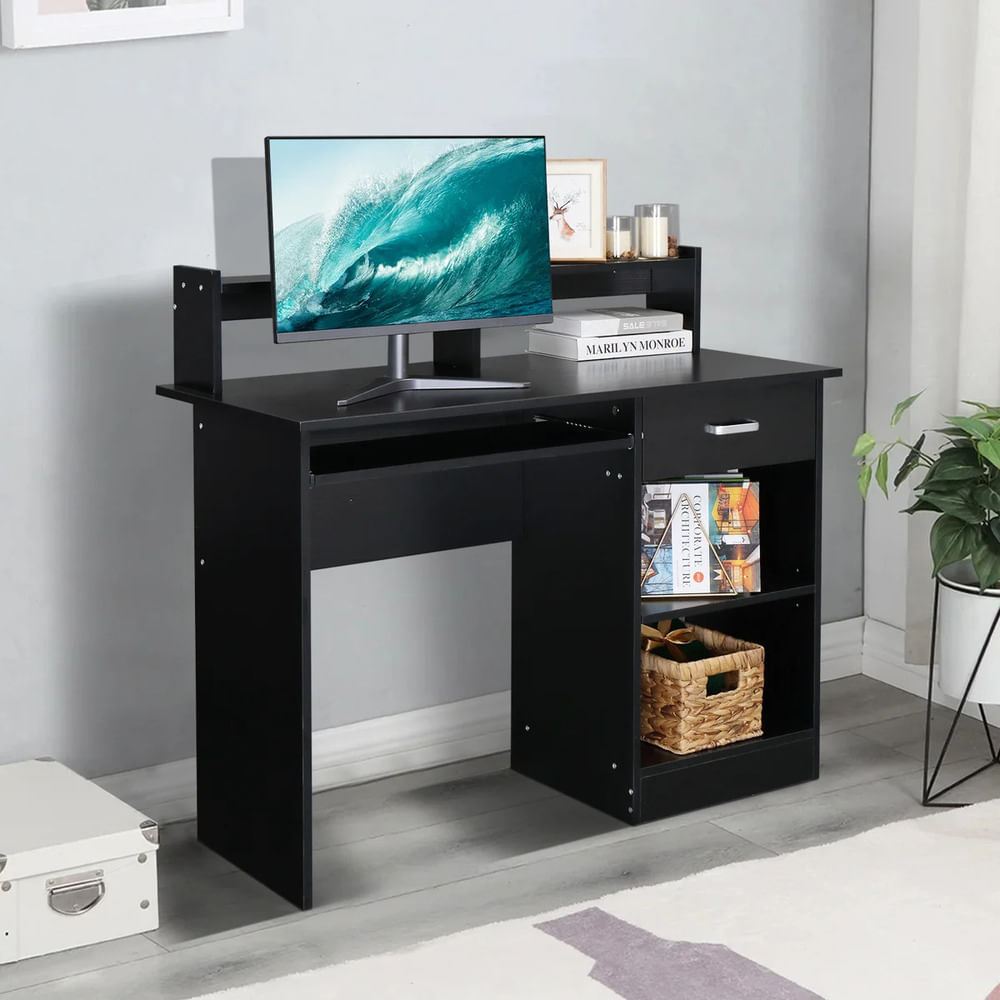Escritorio Moderno Portia Negro R&R Muebles