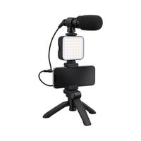 Kit Profesional de Grabación para Smartphone con Luz RGB y Micrófono