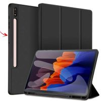 Funda Book Cover Galaxy Tab S7 Fe S7 Plus S8 Plus 12.4 portapencil
