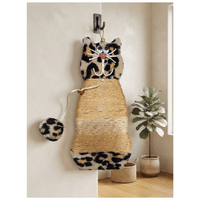 Rascador Colgante En Forma de Gato Con Juguete Interactivo Para Gatos - Animal Print