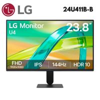MONITOR LG 24U411B-B 23.8 144HZ/ 1MS/ IPS/ FHD/ VGA/ HDMI/ HDR10