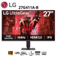 MONITOR LG GAMING 27 27G411A-B FHD IPS 144HZ HDMI DP