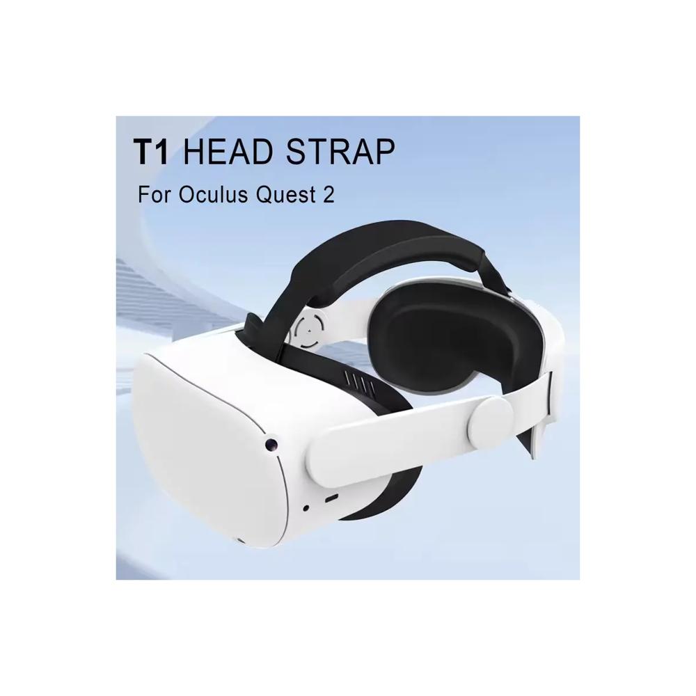 Correa T1 Head Strap para Meta Quest 2 l Oculus Quest 2. Soporte Ajustable para Visor VR
