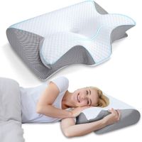 Almohada Cervical De Espuma Viscoelástica Hanma Blanco