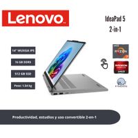 LAPTOP 2-EN-1 LENOVO IDEAPAD 5 14 WUXGA IPS TÁCTIL RYZEN 7 250 16GB DDR5 512GB SSD