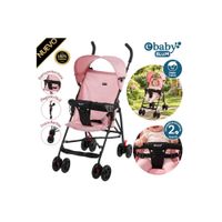 Coche Bastón Ebaby Blum  EB2013 Rosado