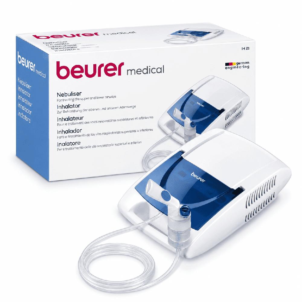 Nebulizador Beurer IH 21 con Compresor de Aire para Adultos y Niños