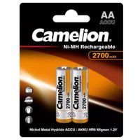 Pilas Aa Recargable 2700mah Alta Capacidad Para Dispositivos