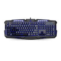 TECLADO GAMER LUMIERE USB LED MICRONICS