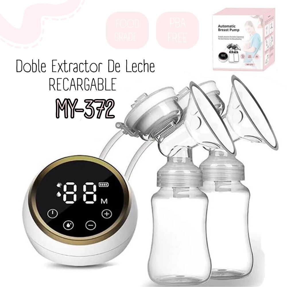 Doble Extractor De Leche Eléctrico Bateria Recargable My-372