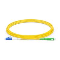 Patchcord de Fibra SC APC-LC UPC 3mm PVC G652D 3m Pack 20 Unid