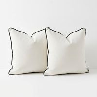 Set Dúo Blanco Perla Signature 50x50 cm
