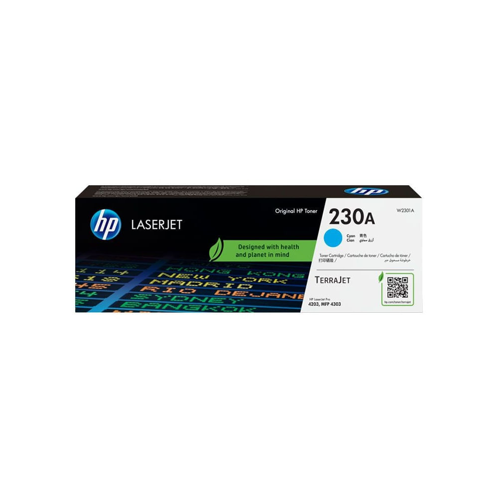TONER HP W2301A (230A) L.J. CYAN 1,800 PAGS