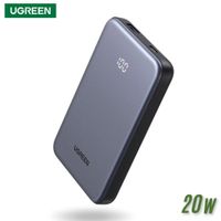 Power Bank UGREEN Zapix Series 10000mAh 20W PD 22.5W SCP Pantalla Digital LED 75131B