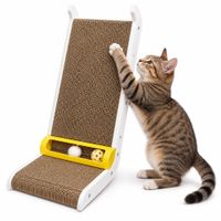 rascador de gato cartón corrugado en forma de L