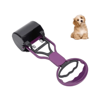 Recogedor Reutilizable De Desechos de Popo de Mascotas - Morado