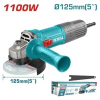 AMOLADORA ANGULAR 05 PULGADAS 125mm 1100W M14 12000RPM MANGO CORTO INDUSTRIAL