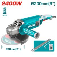 AMOLADORA ANGULAR 09 PULG 230mm 2400W M14 INDUSTRIAL